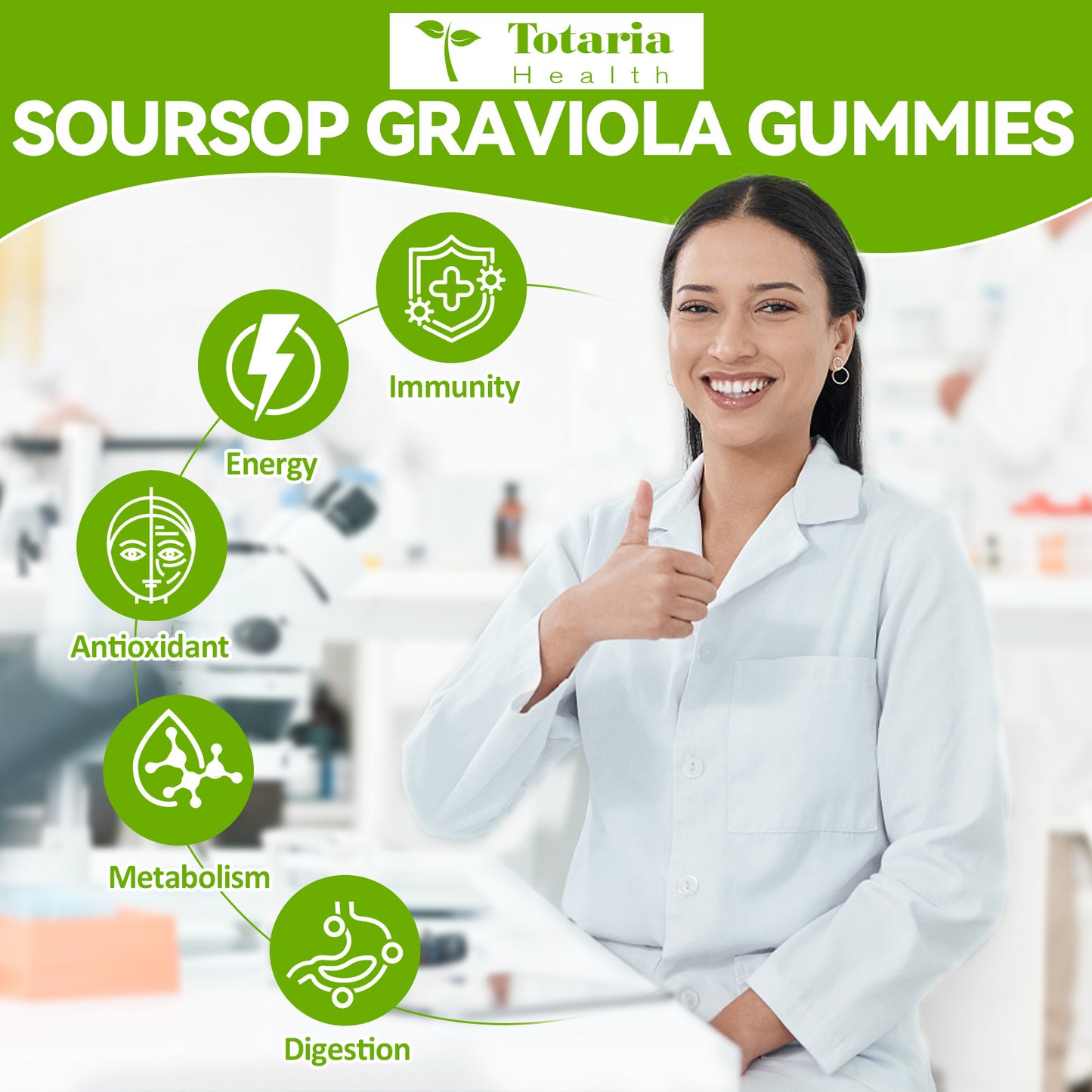 Soursop Graviola Sea Moss Gummies - 5000mg Soursop Oil Leaf with 3000mg Sea Moss, 150mg Black Seed Oil - Immune Support, Antioxidation - Sour Sop Multivitamin Graviola Leaves Edible Supplements